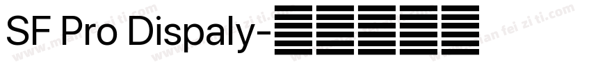 SF Pro Dispaly字体转换